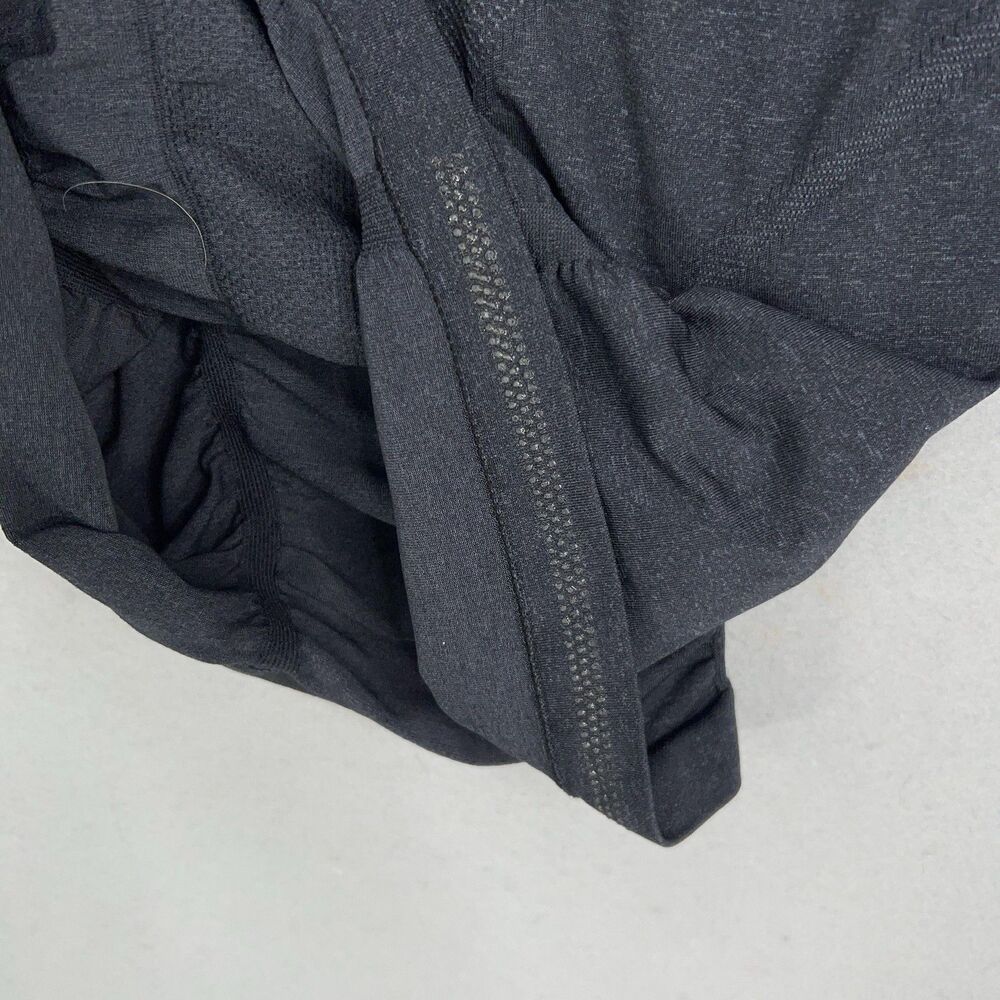 Athleta Top Womens XS Black Fast Track Racer Ruched Athletic Yoga Gym Training - Picture 8 of 12